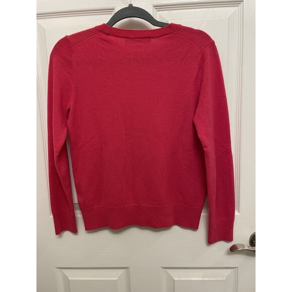 Quince Mongolian Cashmere Crewneck Sweater Women’s S Hot Pink Watermelon - Picture 5 of 5